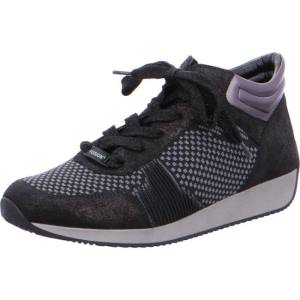 Scarpe Da Ginnastica Ara High Top Lissabon Donna Nere | ARA972GKQ