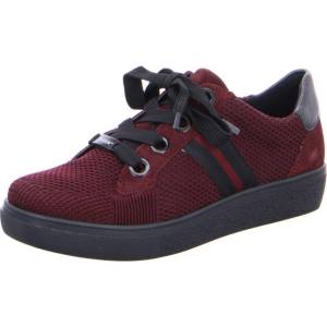 Scarpe Da Ginnastica Ara Pizzo-ups New-york Donna Rosse | ARA278CFU