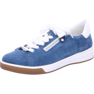 Scarpe Da Ginnastica Ara Pizzo-ups Rom Capri Donna Blu | ARA379QAX