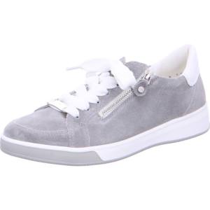 Scarpe Da Ginnastica Ara Pizzo-ups Rom Oyster Donna Grigie | ARA651HBY