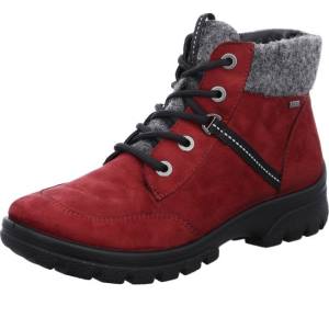 Stivali Ara Ankle Saas-fee Ruby Donna Rosse | ARA421DIB