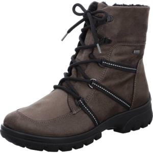 Stivali Ara Ankle Saas-fee Taiga Donna Grigie | ARA059FKY