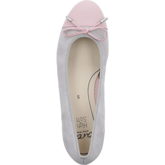 Ballerine Ara Ballet Pumps Bari Flamingo Pebble Donna Grigie | ARA196BGA