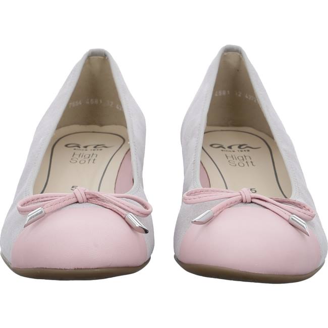 Ballerine Ara Ballet Pumps Bari Flamingo Pebble Donna Grigie | ARA196BGA