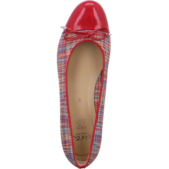 Ballerine Ara Ballet Pumps Bari Rosso Multi Donna Rosse | ARA340KSN