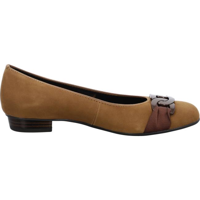 Ballerine Ara Ballet Pumps Bari Whisky Donna Marroni | ARA260XJP