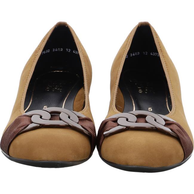 Ballerine Ara Ballet Pumps Bari Whisky Donna Marroni | ARA260XJP