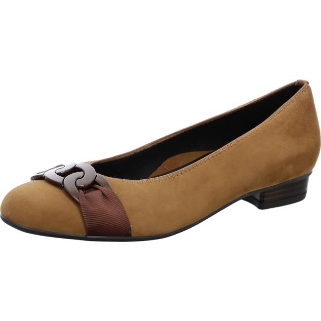 Ballerine Ara Ballet Pumps Bari Whisky Donna Marroni | ARA260XJP