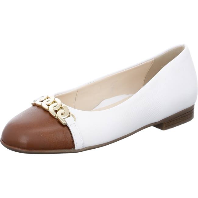 Ballerine Ara Ballet Pumps Sardinia Cognac Donna Bianche | ARA843QSV