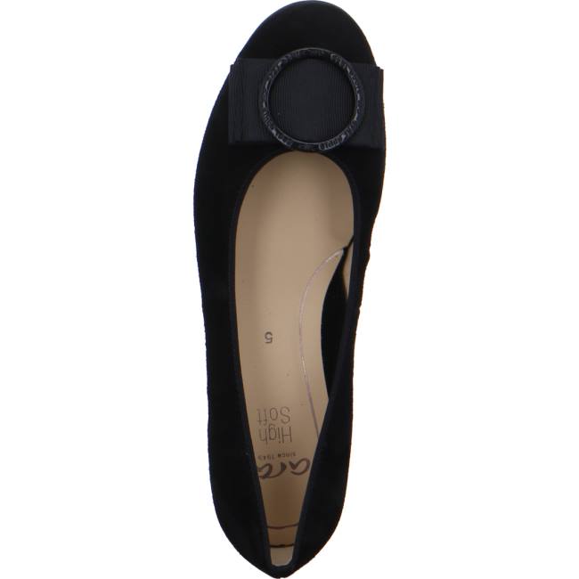 Ballerine Ara Ballet Pumps Sardinia Donna Nere | ARA648MJC