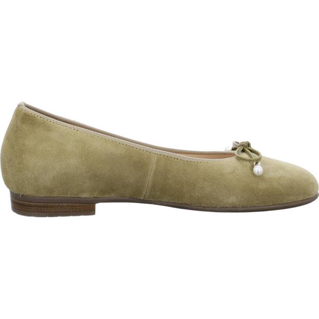 Ballerine Ara Ballet Pumps Sardinia Khaki Donna Verdi | ARA245FCI