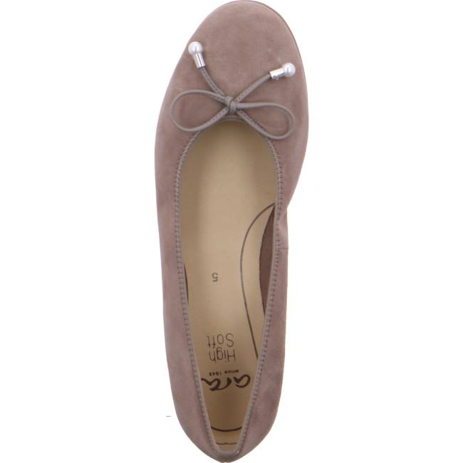 Ballerine Ara Ballet Pumps Sardinia Taupe Donna Beige | ARA475AGJ