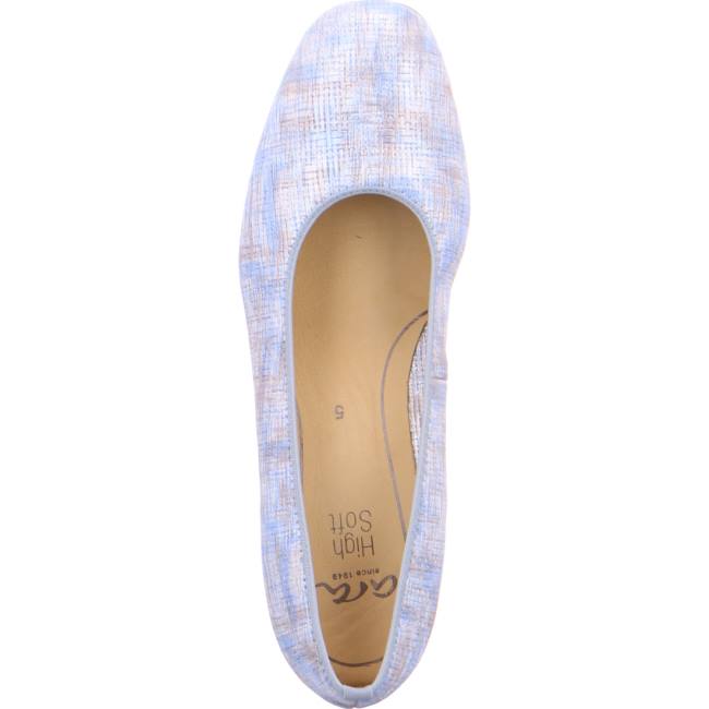 Decollete Ara Court Shoes Graz Sky Donna Blu | ARA517SXM