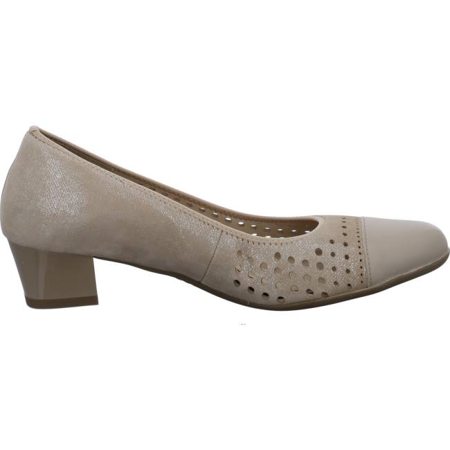 Decollete Ara Court Shoes Nizza Sand Donna Marroni | ARA471TVD