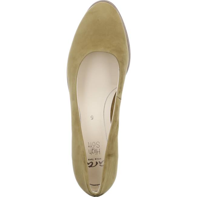 Decollete Ara Court Shoes Orly Khaki Donna Verdi | ARA028LGY