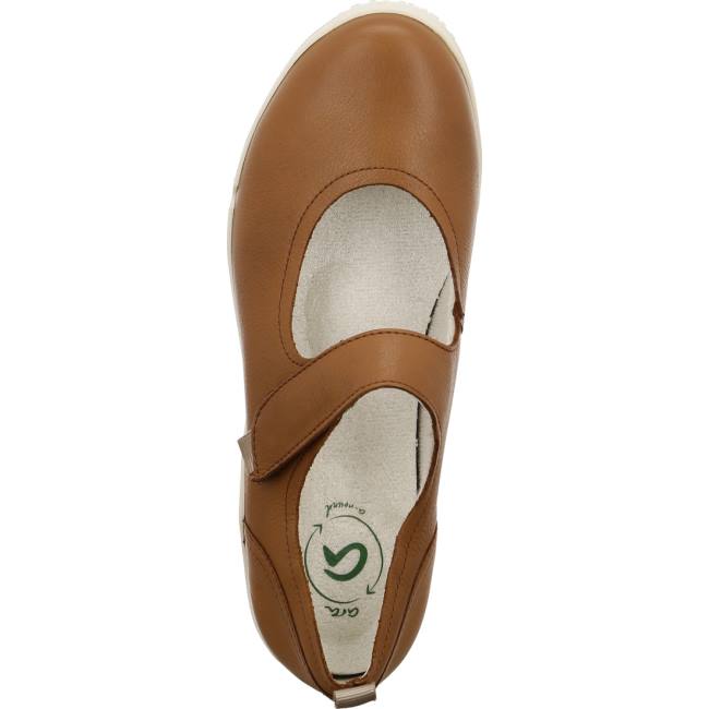 Mocassini Ara Nature Step Cognac Donna Marroni | ARA619MVG