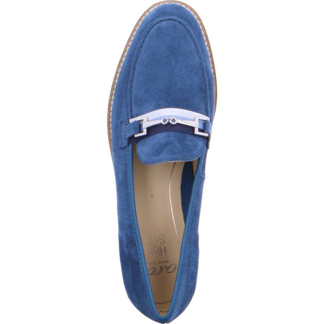 Mocassini Ara Penny Kent Capri Donna Blu | ARA928XJO