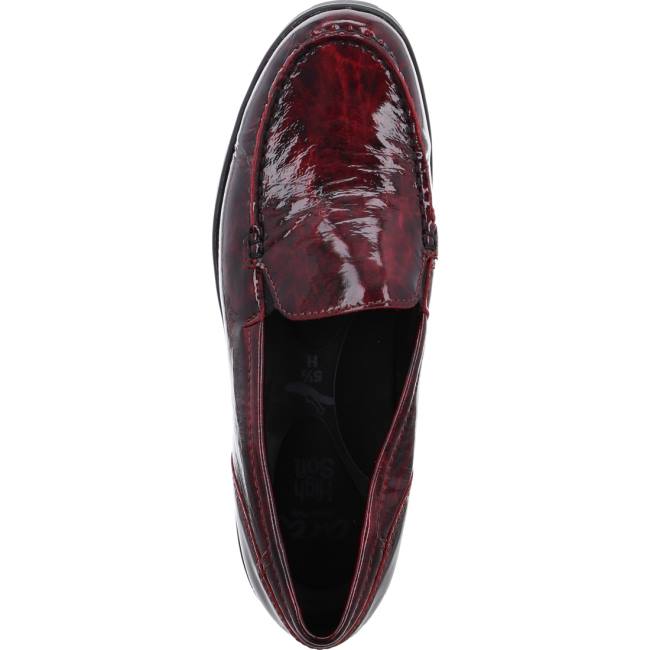 Mocassini Ara Slip-ons Dallas Chianti Donna Rosse | ARA792TWX