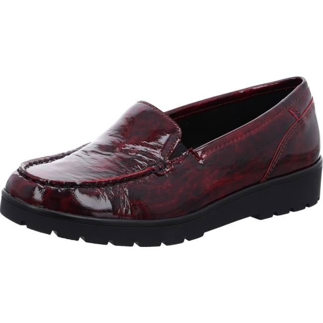 Mocassini Ara Slip-ons Dallas Chianti Donna Rosse | ARA792TWX