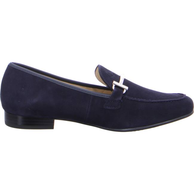 Mocassini Ara Slip-ons Kent Donna Blu | ARA460FIU