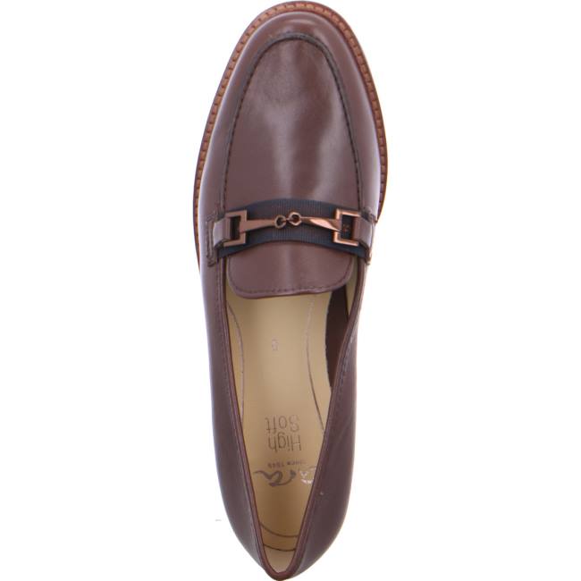 Mocassini Ara Slip-ons Kent Donna Marroni | ARA810DTJ