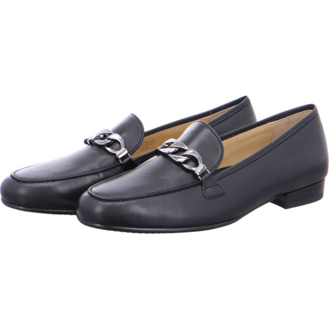 Mocassini Ara Slip-ons Kent Donna Nere | ARA481VSL