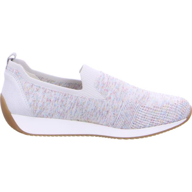 Mocassini Ara Slip-ons Lissabon Candy Donna Bianche | ARA156FPB