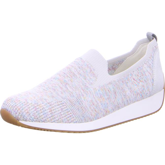 Mocassini Ara Slip-ons Lissabon Candy Donna Bianche | ARA156FPB