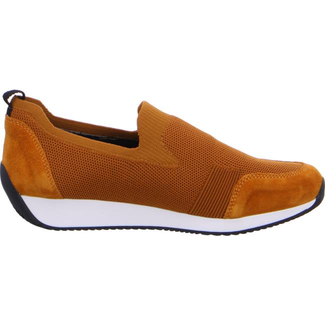 Mocassini Ara Slip-ons Lissabon Curry Donna Gialle | ARA943KDJ