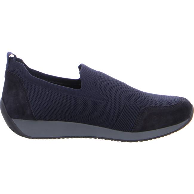 Mocassini Ara Slip-ons Lissabon Donna Blu | ARA706AED