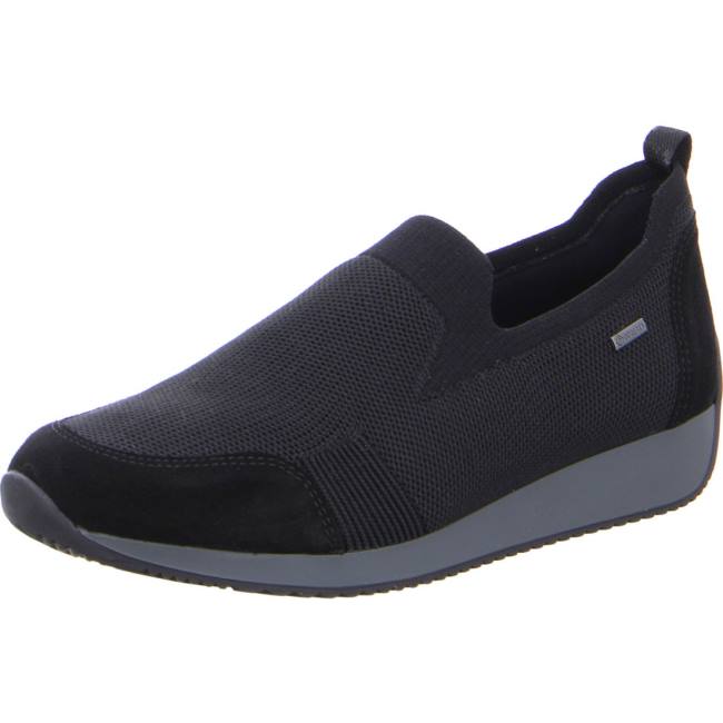 Mocassini Ara Slip-ons Lissabon Donna Nere | ARA967XTL