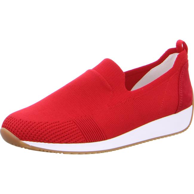 Mocassini Ara Slip-ons Lissabon Donna Rosse | ARA951JIZ