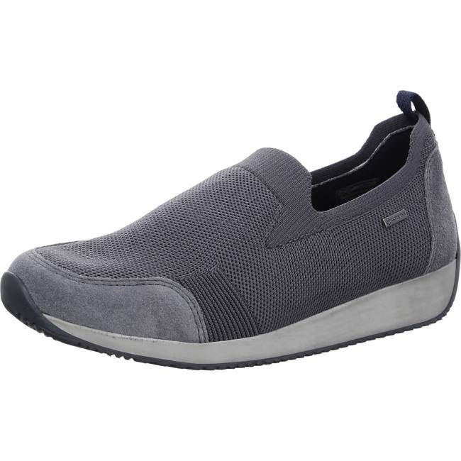 Mocassini Ara Slip-ons Lissabon Graphit Donna Grigie | ARA073GQV