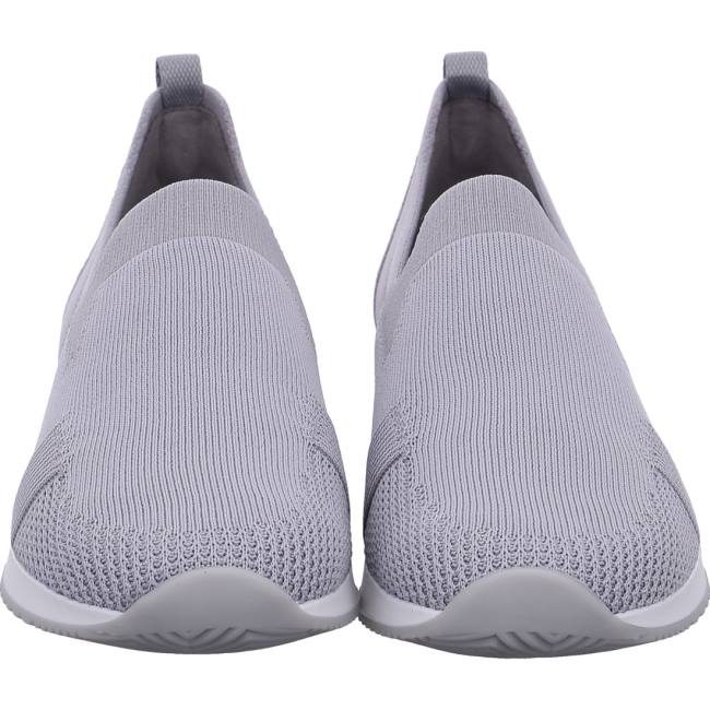 Mocassini Ara Slip-ons Lissabon Pebble Donna Grigie | ARA132PZS