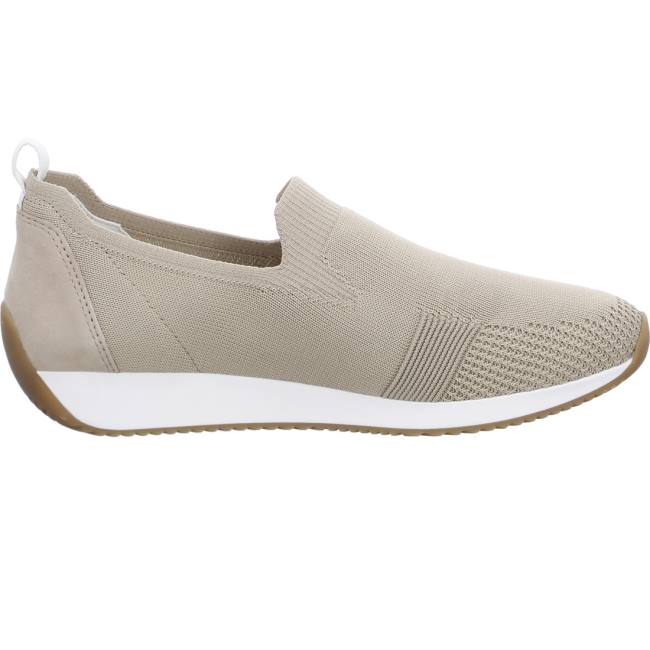 Mocassini Ara Slip-ons Lissabon Sand Donna Beige | ARA702AWJ