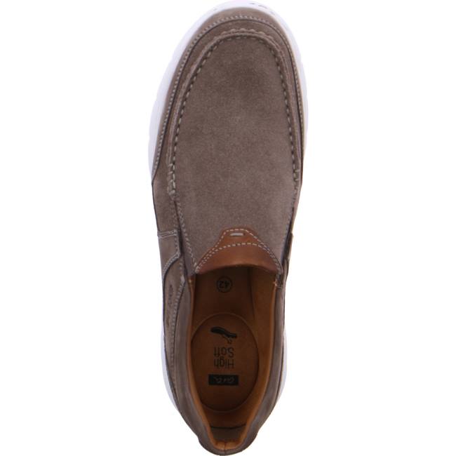 Mocassini Ara Slip-ons Sario Uomo Grigie | ARA793SQL