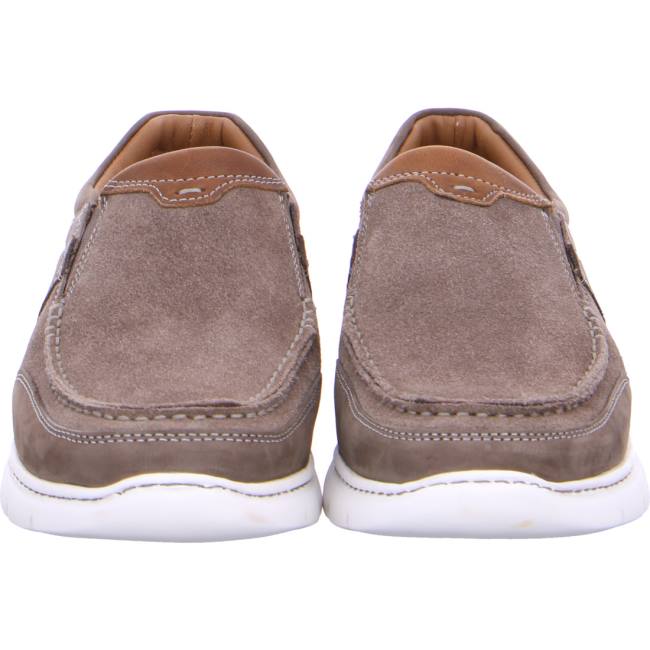 Mocassini Ara Slip-ons Sario Uomo Grigie | ARA793SQL