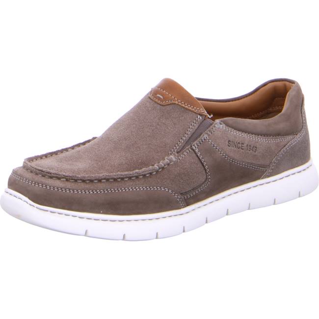 Mocassini Ara Slip-ons Sario Uomo Grigie | ARA793SQL