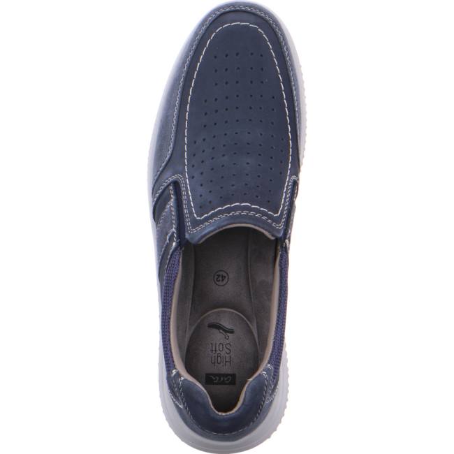 Mocassini Ara Slip-ons Siro 2.0 Jeans Uomo Blu | ARA431WOT