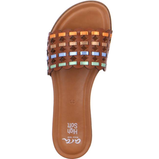 Mules Ara Alicante Cognac Donna Marroni | ARA812GHP