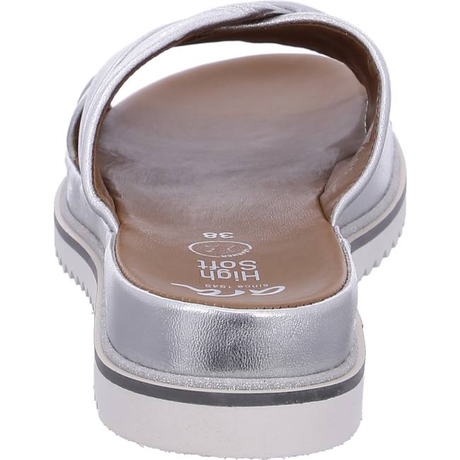 Mules Ara Dubai Silver Donna Grigie | ARA958TEB