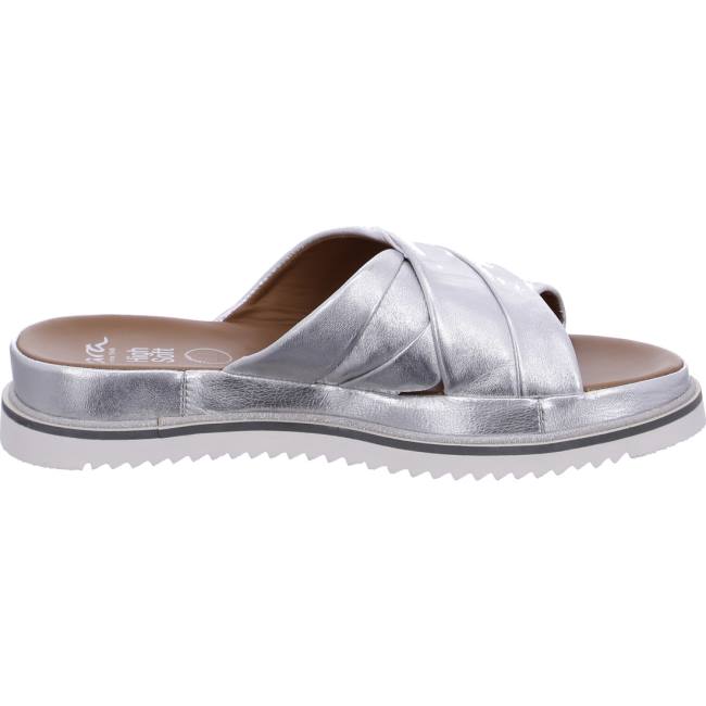 Mules Ara Dubai Silver Donna Grigie | ARA958TEB