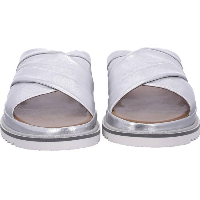 Mules Ara Dubai Silver Donna Grigie | ARA958TEB