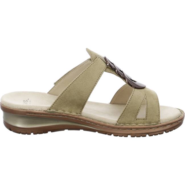 Mules Ara Hawaii Khaki Donna Verdi | ARA680GYN