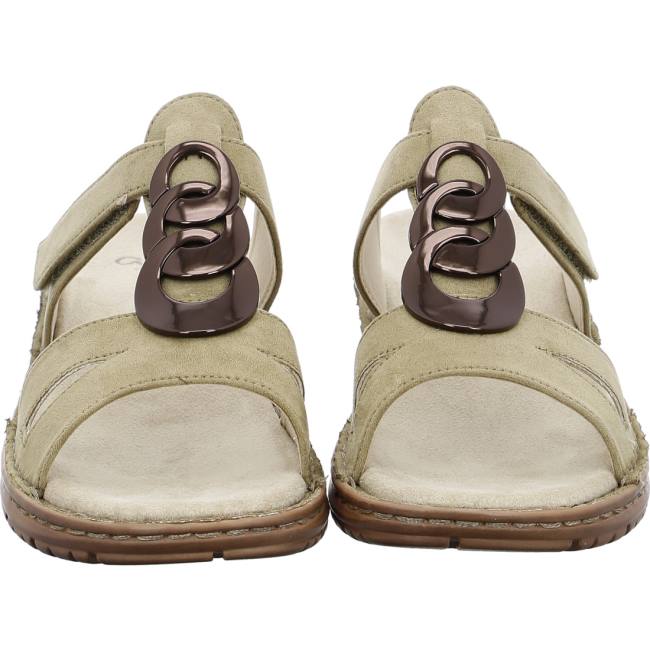 Mules Ara Hawaii Khaki Donna Verdi | ARA680GYN