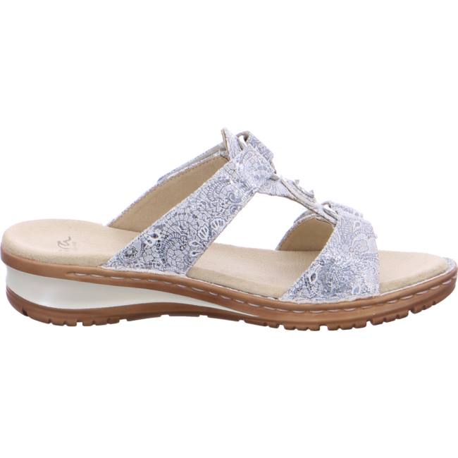 Mules Ara Hawaii Silver Donna Grigie | ARA923DYN