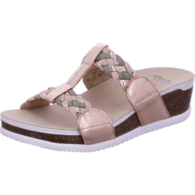 Mules Ara Norderney Gold Donna Rosa | ARA128OZL