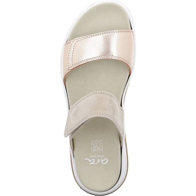 Mules Ara Osaka Gold Sand Donna Beige | ARA073PHA