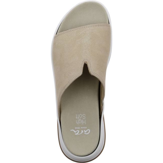 Mules Ara Osaka Sand Donna Beige | ARA168IKF