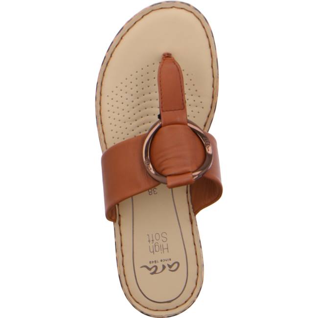 Mules Ara Positano Cognac Donna Marroni | ARA251UVJ